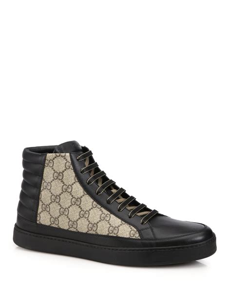 gucci men high tops|gucci supreme high top black.